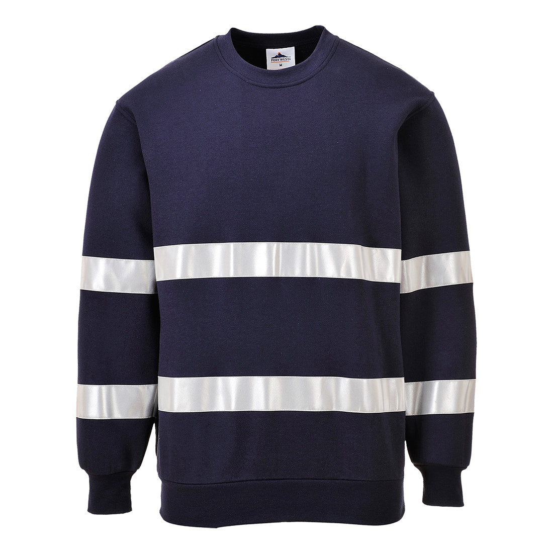 Portwest B307 Iona Sweater Marine - Pullover mit Warnstreifen